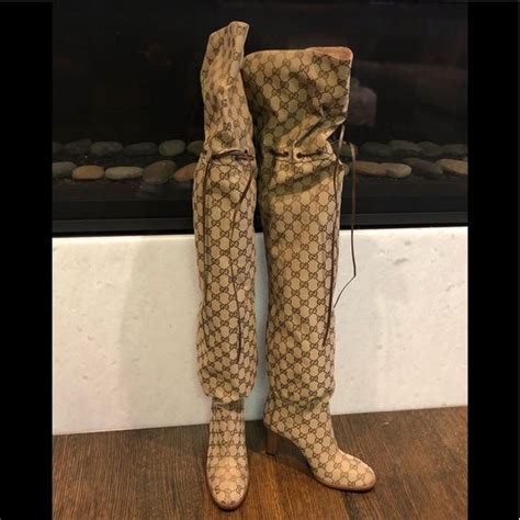 men gucci rubber boots|gucci boots thigh high.